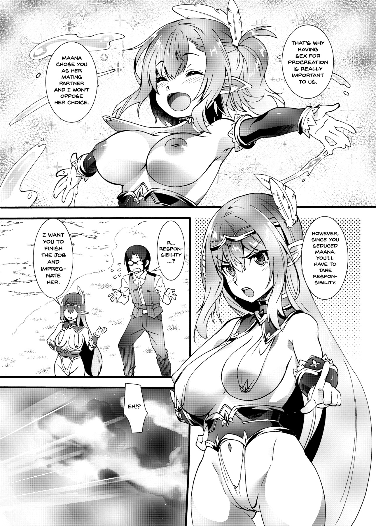 Hentai Manga Comic-Lewd Elf Tanbouki 2-Read-6